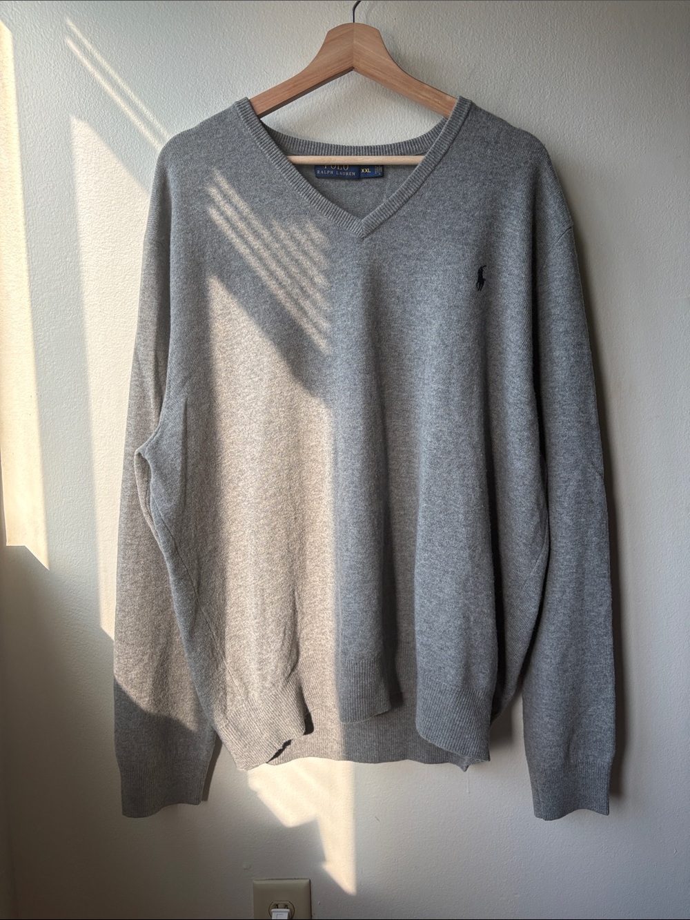 Polo Ralph Lauren Men’s Wool V-Neck Sweater Size XXL